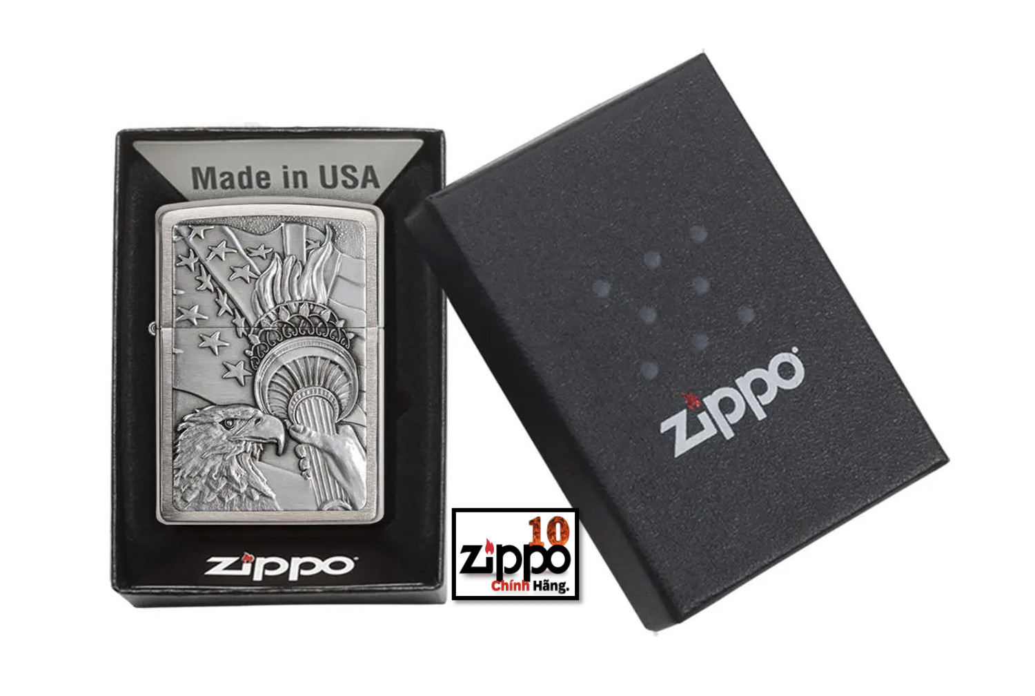 Bật lửa Zippo 20895 Something Patriotic - Chính hãng 100%