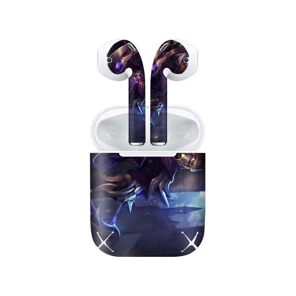Miếng dán skin cho AirPods in hình Liên Quân - Yorn Cung Thủ Bóng Đêm - LQM023