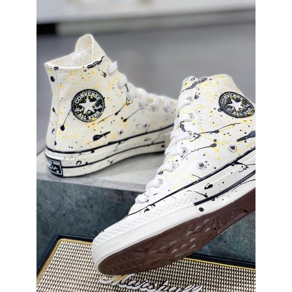 Chuck 70 Archive Paint Splatter - A01170C | Giày Converse 1970s Parchment