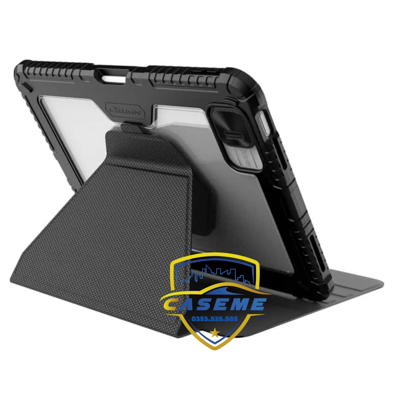 Bao da dành cho iPad Gen 10/10.9 2022 Nillkin Bumper SnapSafe Kèm Khay Bút - Hàng Chính Hãng