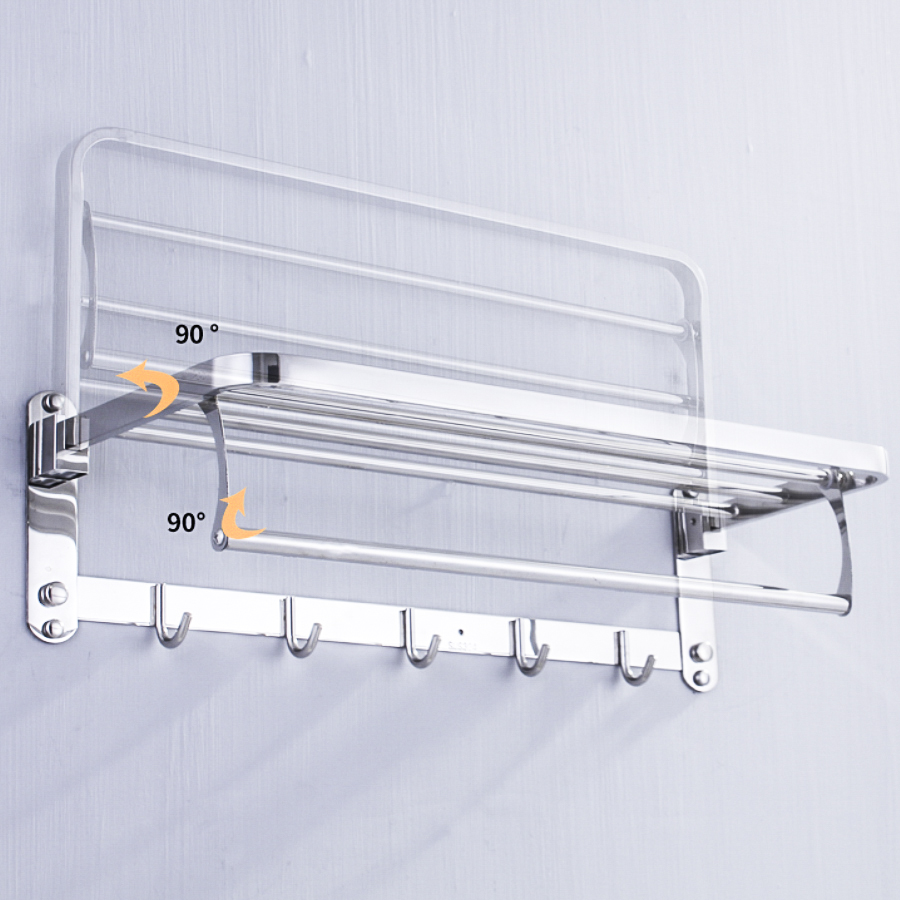 Giàn treo khăn Inox 304 cao cấp B01