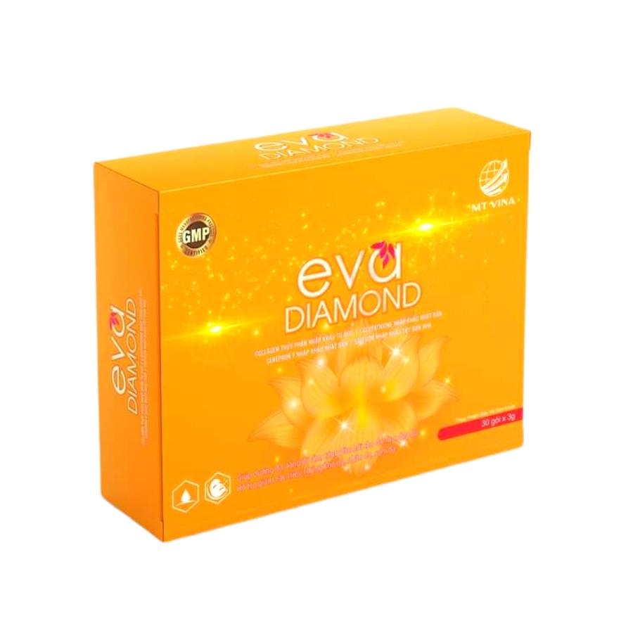 Eva Diamond Thải Độc Đẹp Da cân bằng nội tiết giảm tình trạng nóng trong bốc hỏa khô sạm