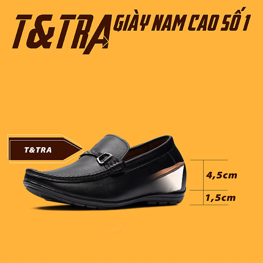 [ 6CM ] Giày Độn Nam T&amp;TRA T83DT