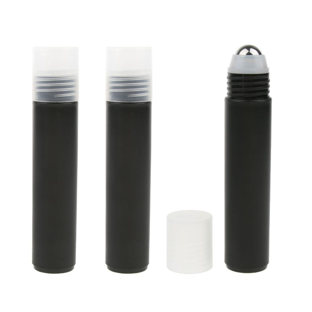3 Pieces 35ML Black Empty Perfume Cosmetic Bottle Medicine Bottle
