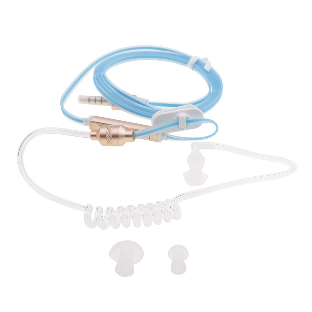 Cell Phone Anti- Mono Earphone Stereo Air Tube .5mm