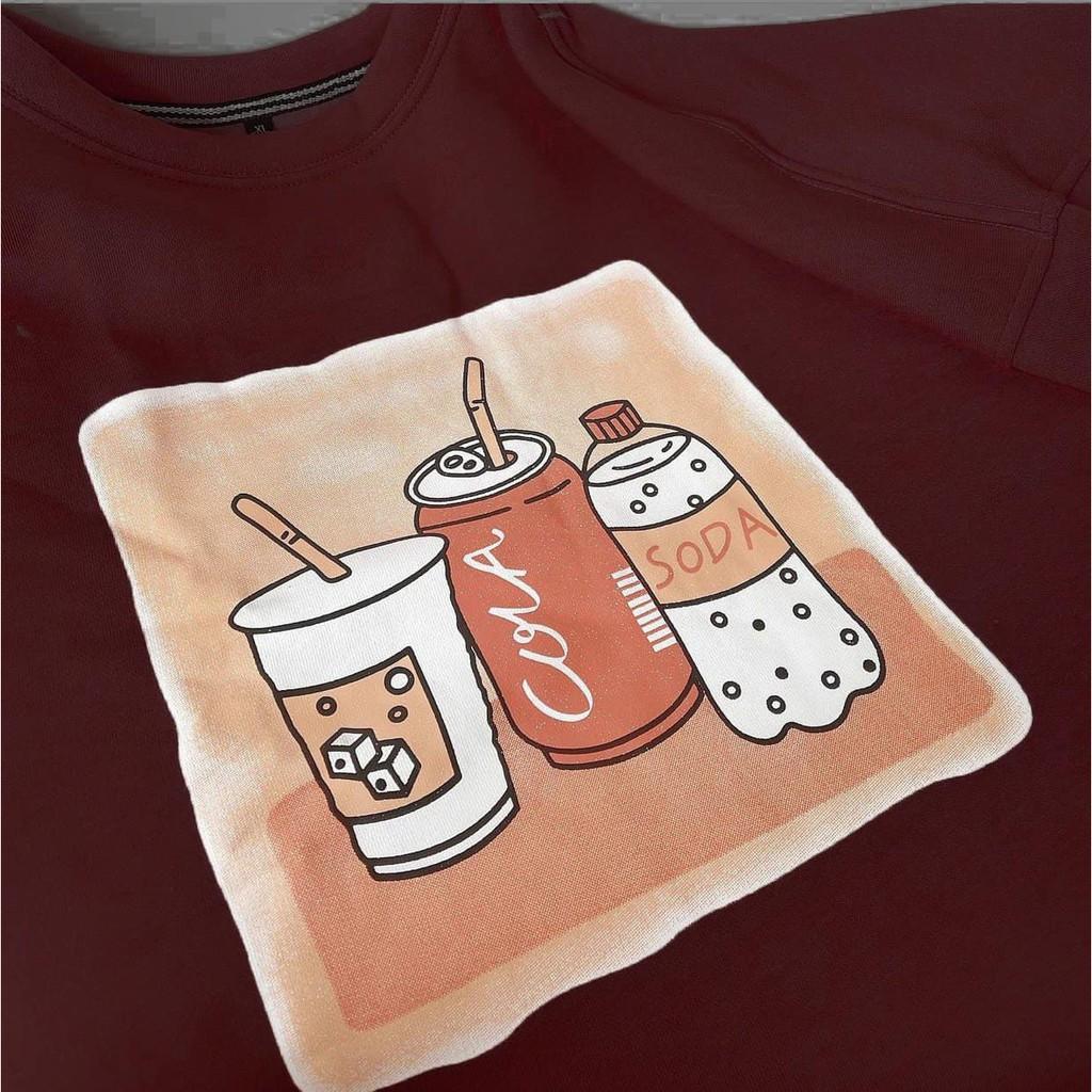 Sweater Nỉ In Lon Coca