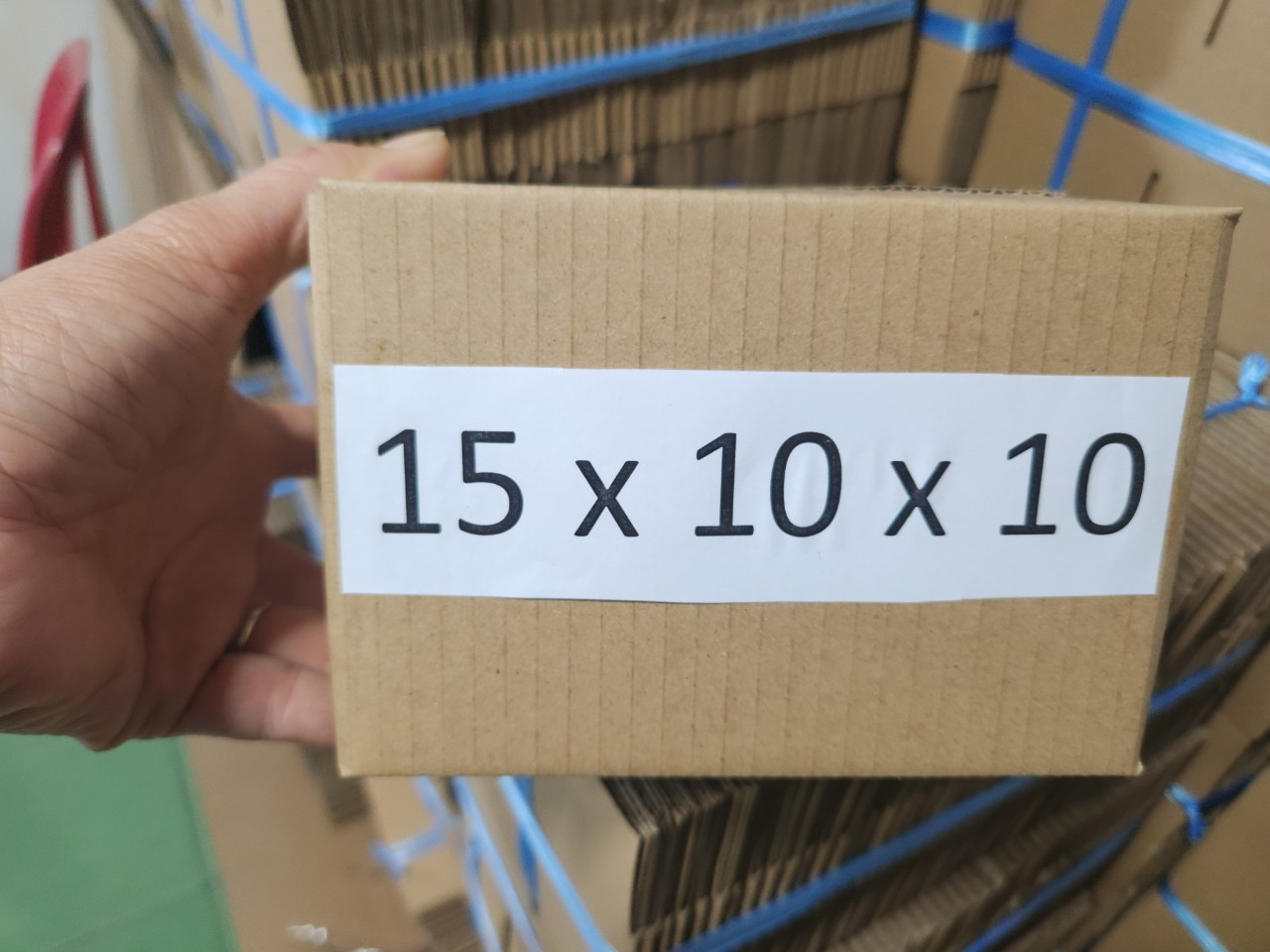 Combo 10 hộp carton 10x10x5
