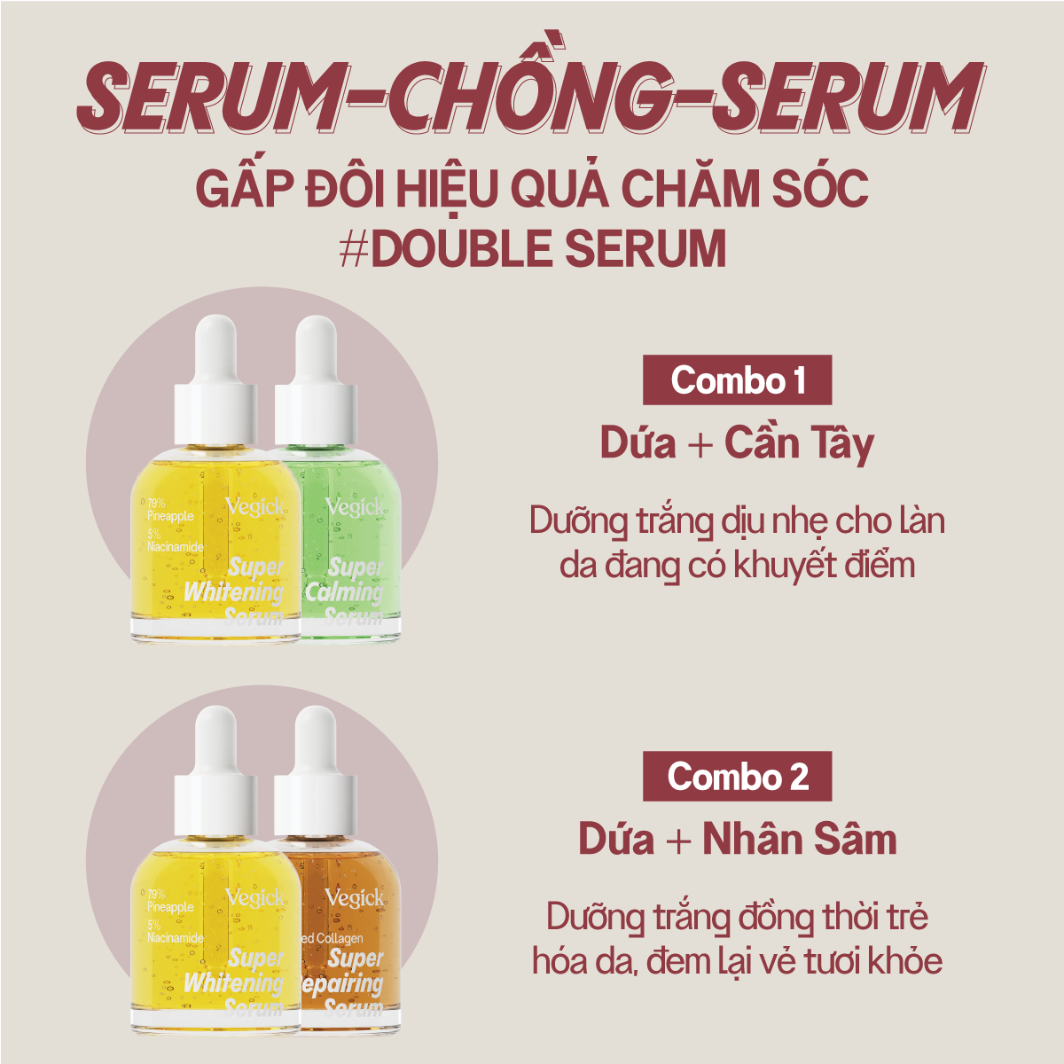 Tinh Chất Nhân Sâm Trẻ Hóa Vegick Super Repairing Serum 30ml