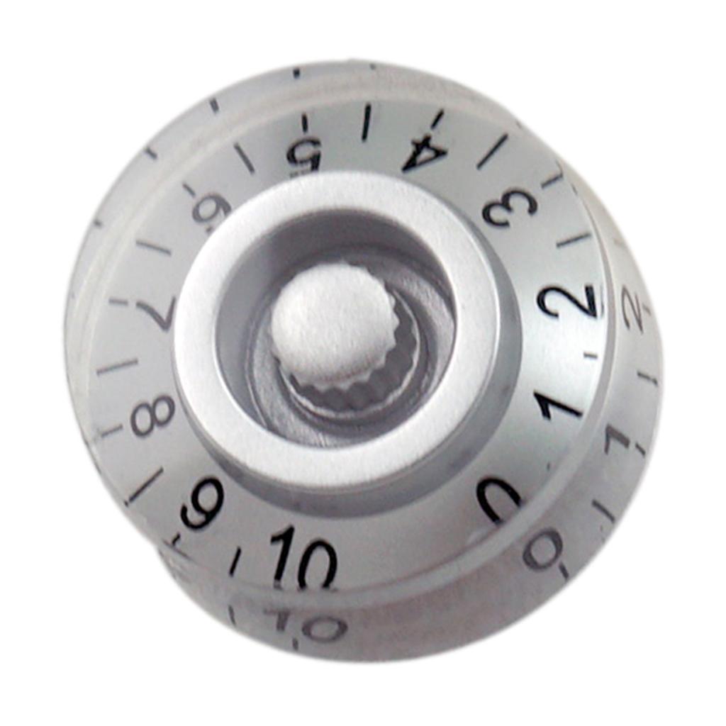 Speed Knobs Control for LP SG Electric Guitar Instrument Replacement Silver