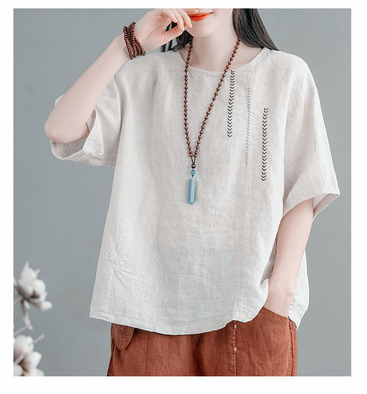 Áo kiểu nữ form rộng fullsize M đến 2XL, áo đũi nữ thêu hoa họa tiết dễ mix đồ Haint Boutique ALe17