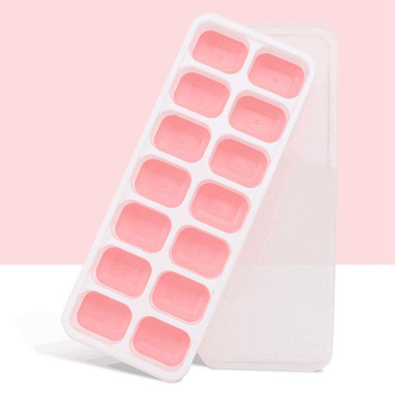 Khay Silicon Trữ Đồ Ăn Dặm 14 Ô Có Nắp Đậy
