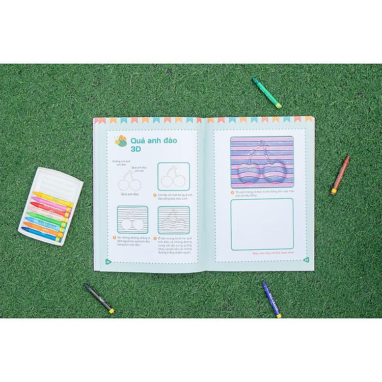 Sách Tập vẽ tranh 3D, khơi nguồn sáng tạo