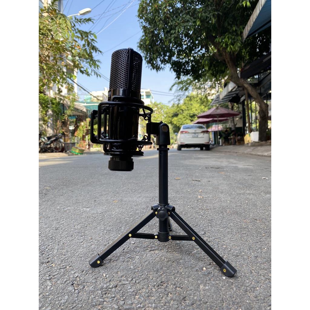 Chân kẹp micro MK02 Vip kẹp mic thu âm karaoke để bàn loại cao cấp - Cấu tạo hợp kim chắc chắn, nhỏ gọn tiện lợi xịn sò