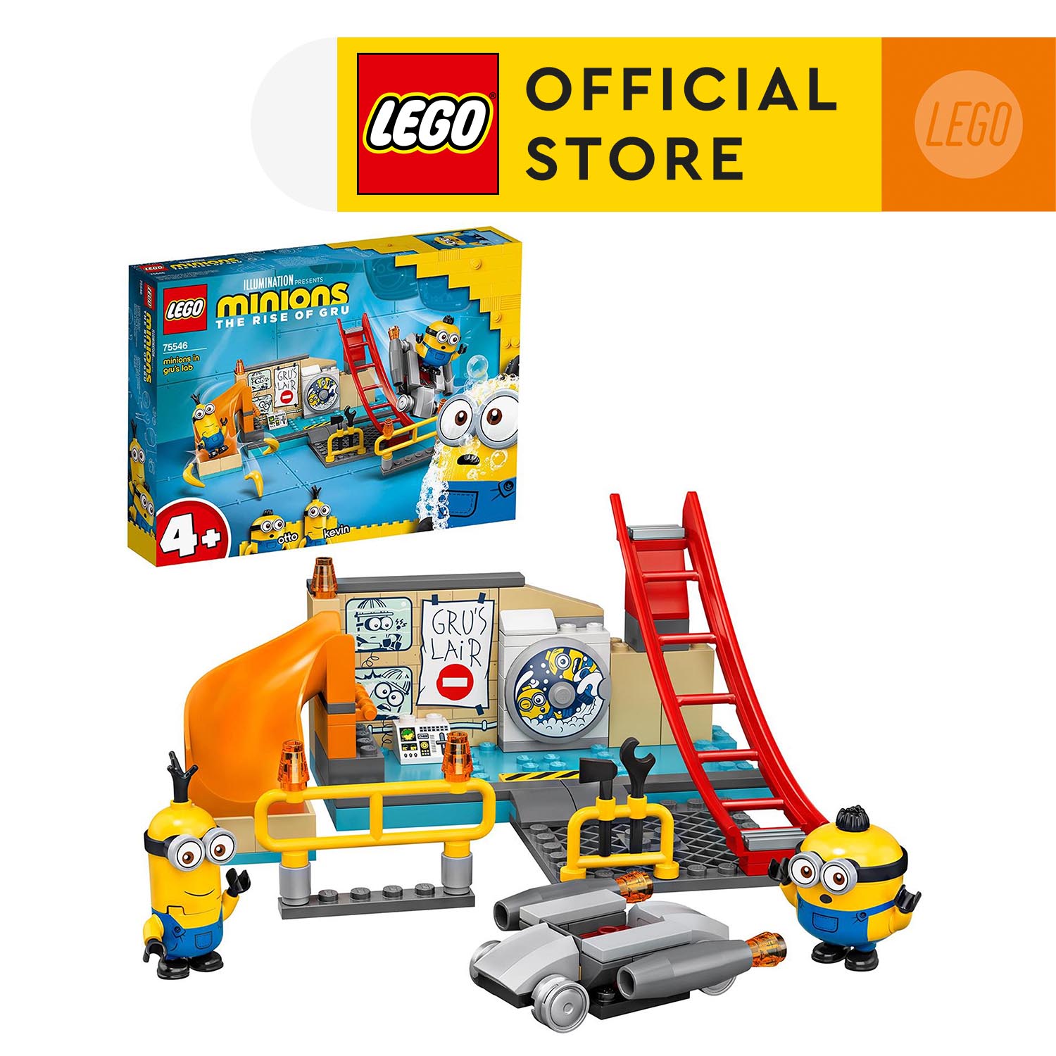 LEGO MINIONS 75546 Phòng Thí Nghiệm Của Gru (87 chi tiết)