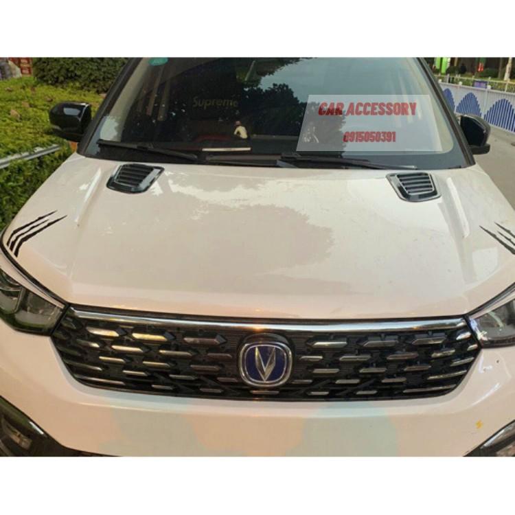 Ốp capo ô tô trang trí nắp capo phu hợp nhiều dòng xe trên thi trường