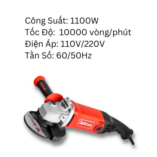 Máy mài góc tay dài công tắc bóp 125mm Sencan 541202