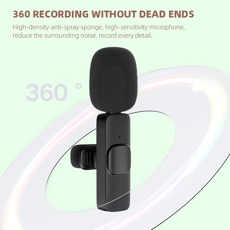 Bộ Micro Thu Âm Cài Áo Không Dây (2 Mic) Cho Điện Thoại Iphone IOS Cổng Lightning Máy Tính, Máy Ảnh Chống Ồn Dùng Quay Tiktok, Livestream, Ghi Âm, Quay Video  Thu Âm To, Tiếng Trong Veo Thích Hợp Cho 1 Hoặc 2 Người Ở Khoảng Cách Xa – Hàng Nhập Khẩu