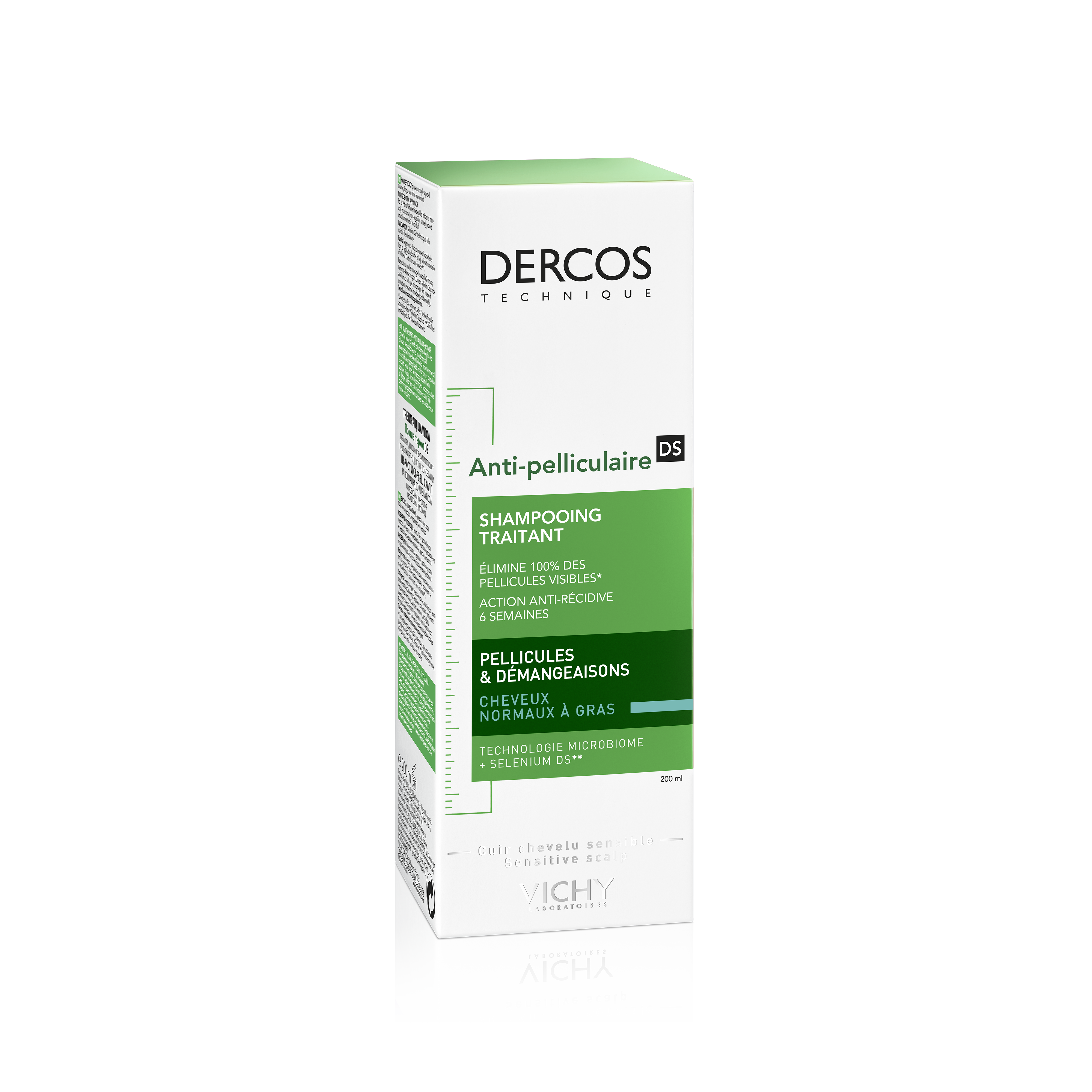 Dầu gội giảm gàu, rụng tóc dành cho da dầu Vichy Dercos Anti-Dandruff DS
