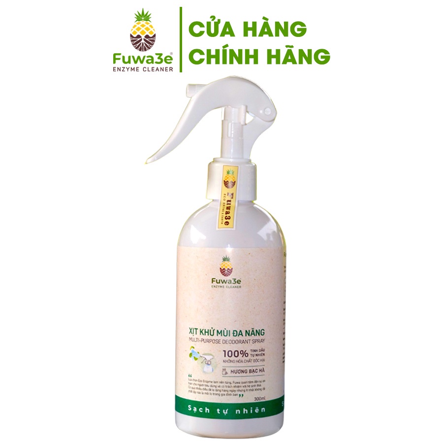 Xịt khử mùi đa năng Fuwa3e 300ml khử mùi phòng tủ quần áo xe hơi thú cưng