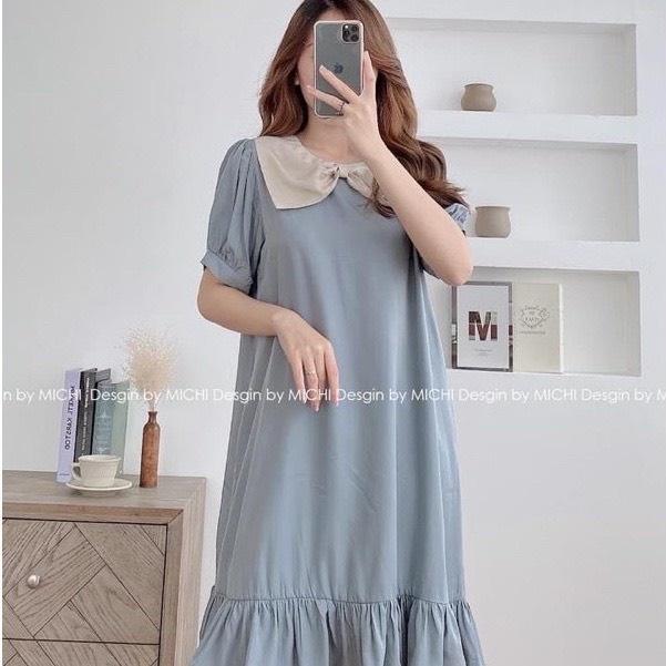 Váy bầu thiết kếchất lụa siêu nhẹ, siêu mát, siêu mềm, mặc không thích hoàn tiềnfree size 43~70kg