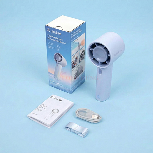 Quạt mini tích điện cầm tay Jisulife Handheld Fan Life10 4000mAh - Hàng chính hãng
