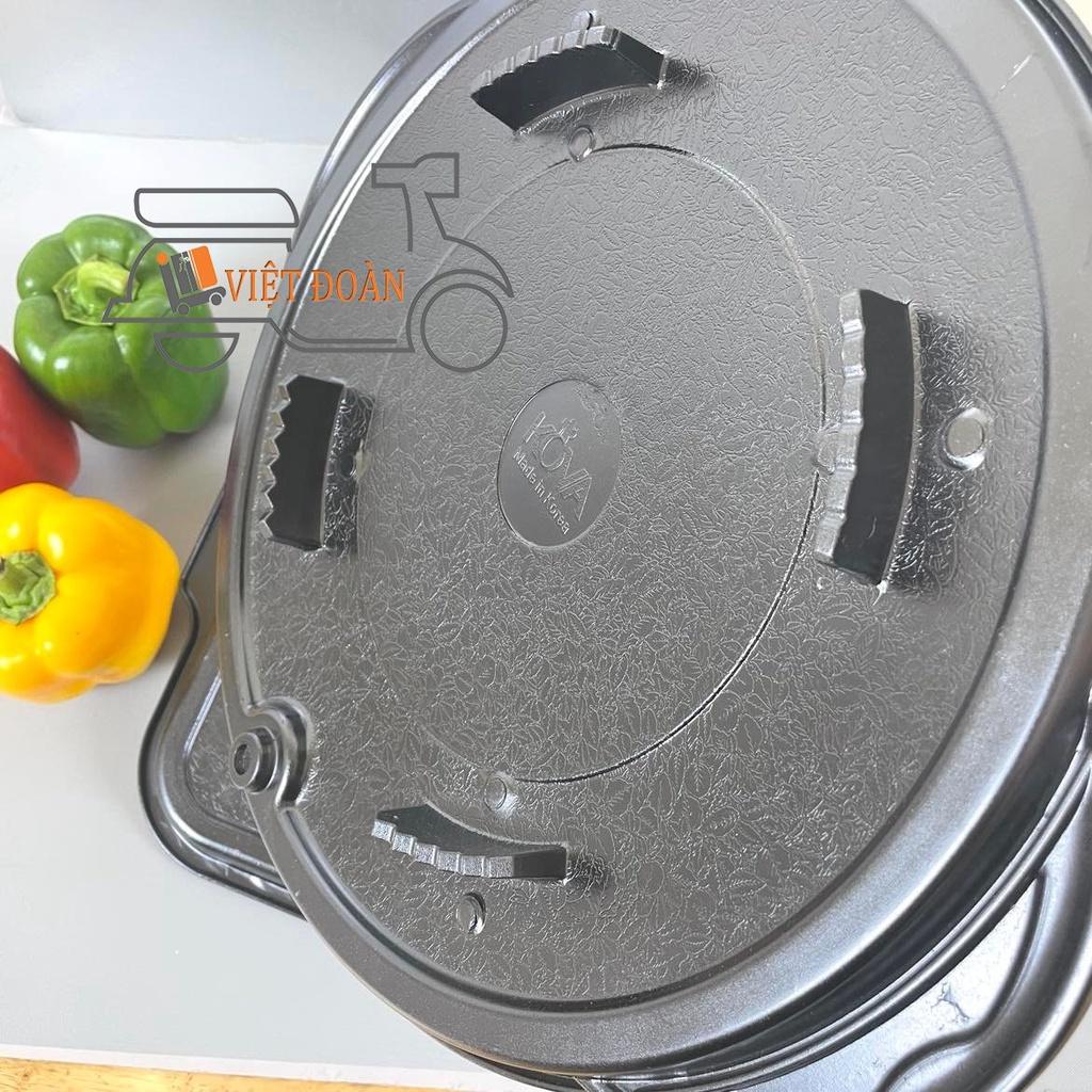 CHẢO BÍT TẾT, BÒ NÉ, VĨ NƯỚNG BBQ - VÂN ĐÁ HOA CƯƠNG CHỐNG DÍNH . Xuất xứ HÀN QUỐC , an toàn tuyệt đối cho sức khoẻ