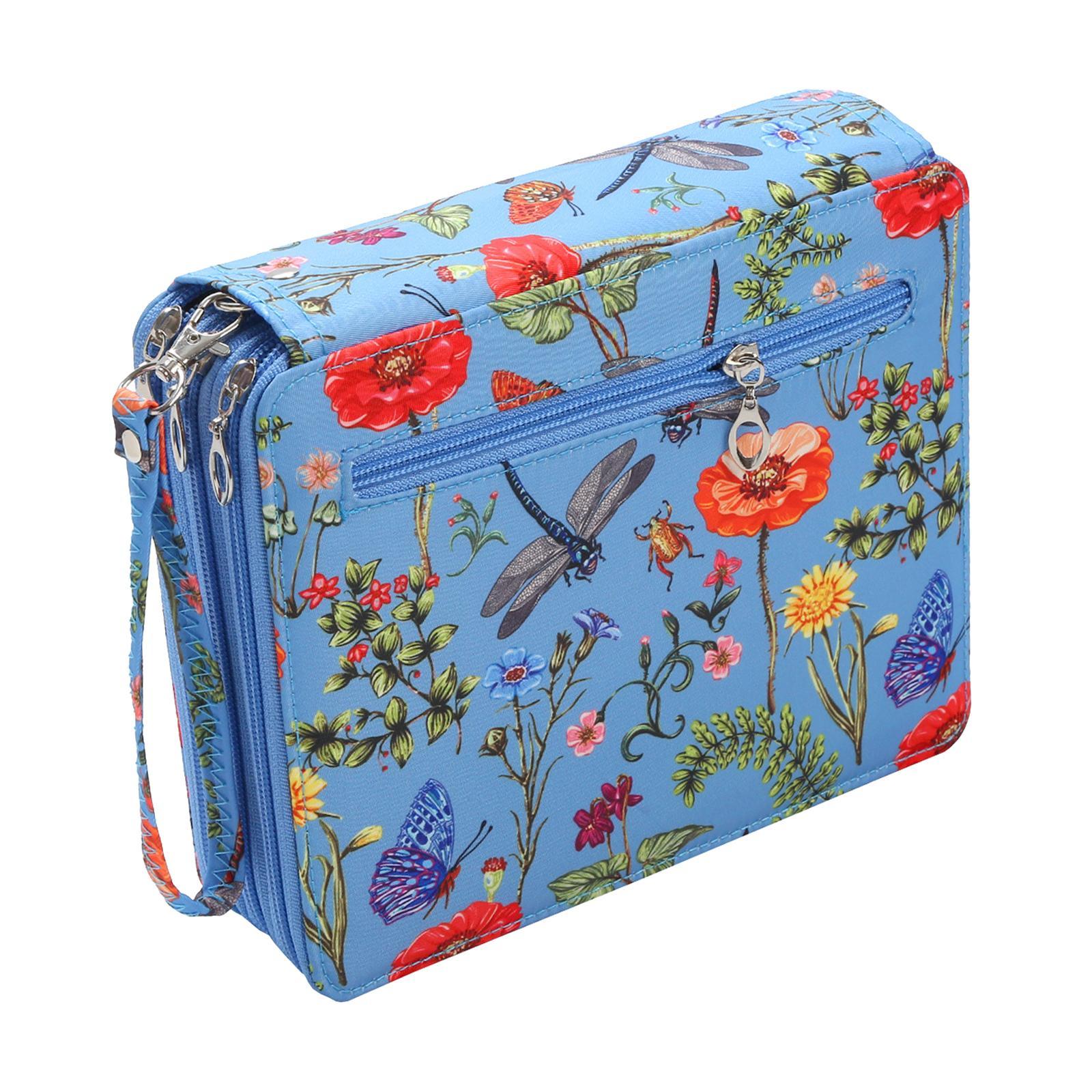 Pencil Holder 120 Slot Pouch 3 Layer Pen Organizer for Office Travel School