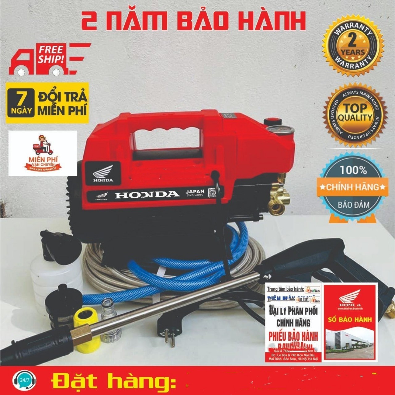MÁY RỬA XE INVERTER MODEL 2022 THÁI LAN