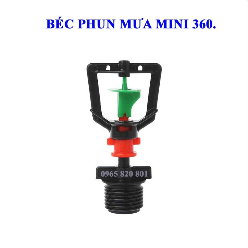 Béc tưới phun mưa mini 360 độ chân ren 21