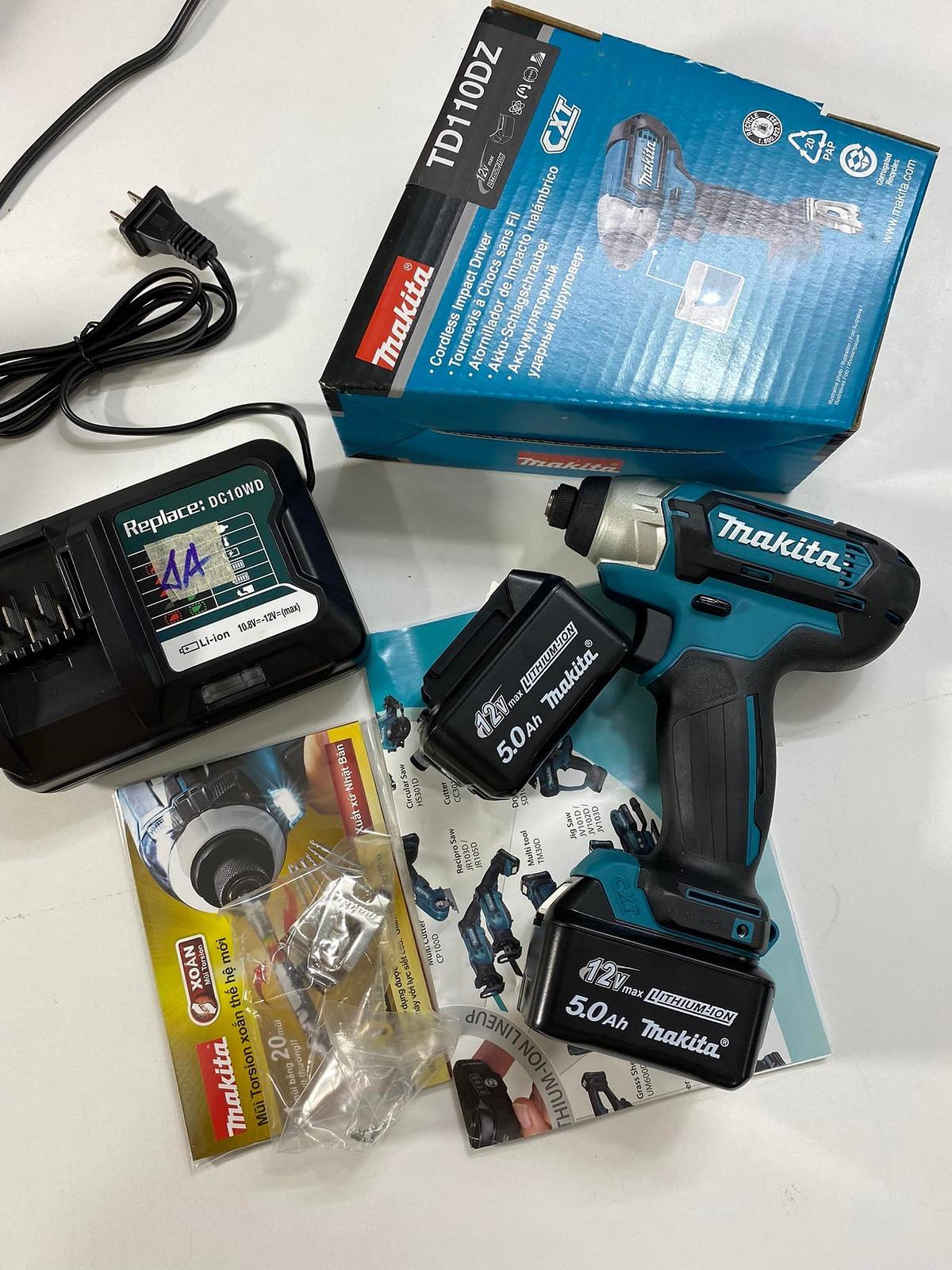 MÁY VẶN VÍT DÙNG PIN 12V MAKITA TD110DZ - HÀNG CHÍNH HÃNG
