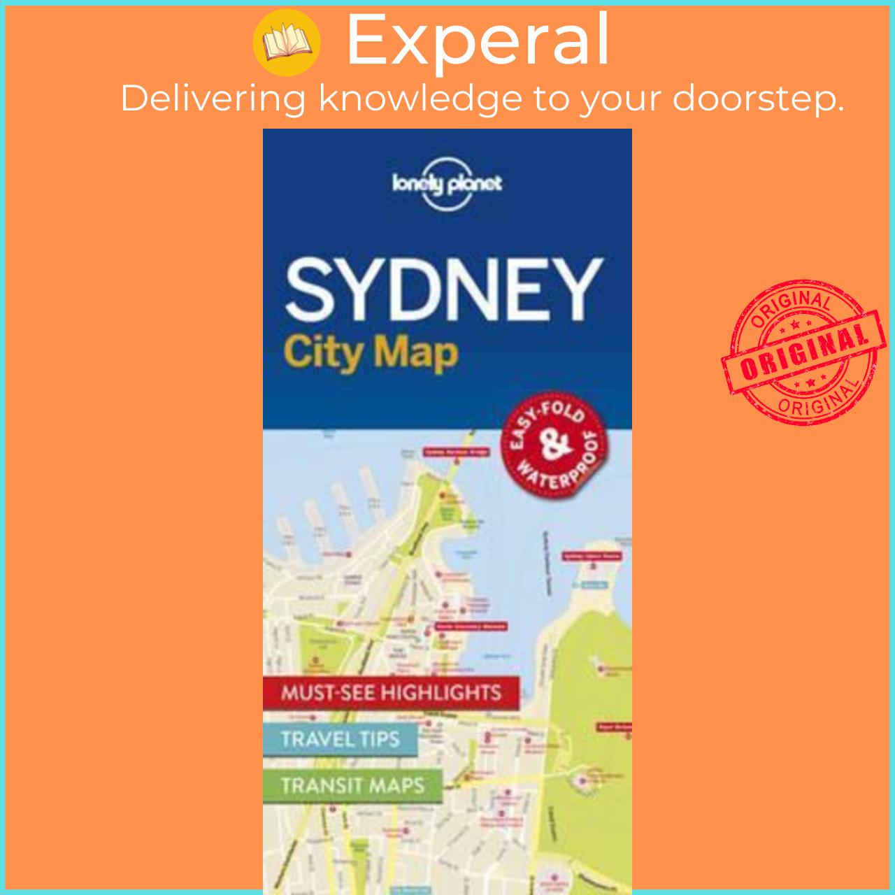 Sách - Lonely Planet Sydney City Map by Lonely Planet