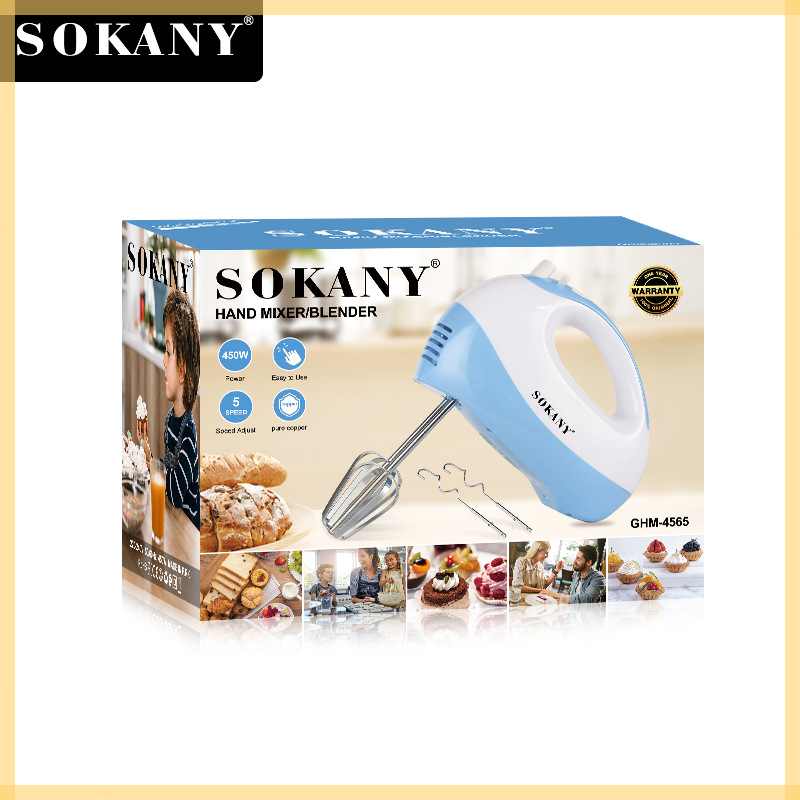 Máy Đánh Trứng  6625 - 6 Mức Tốc Độ, Thanh Khuấy Đôi