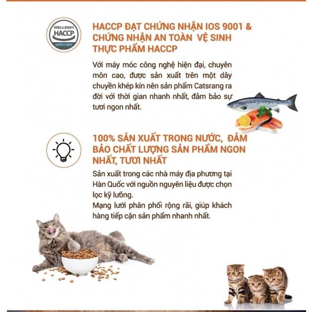 Thức ăn hạt cho mèo Catsrang - Gói 2kg