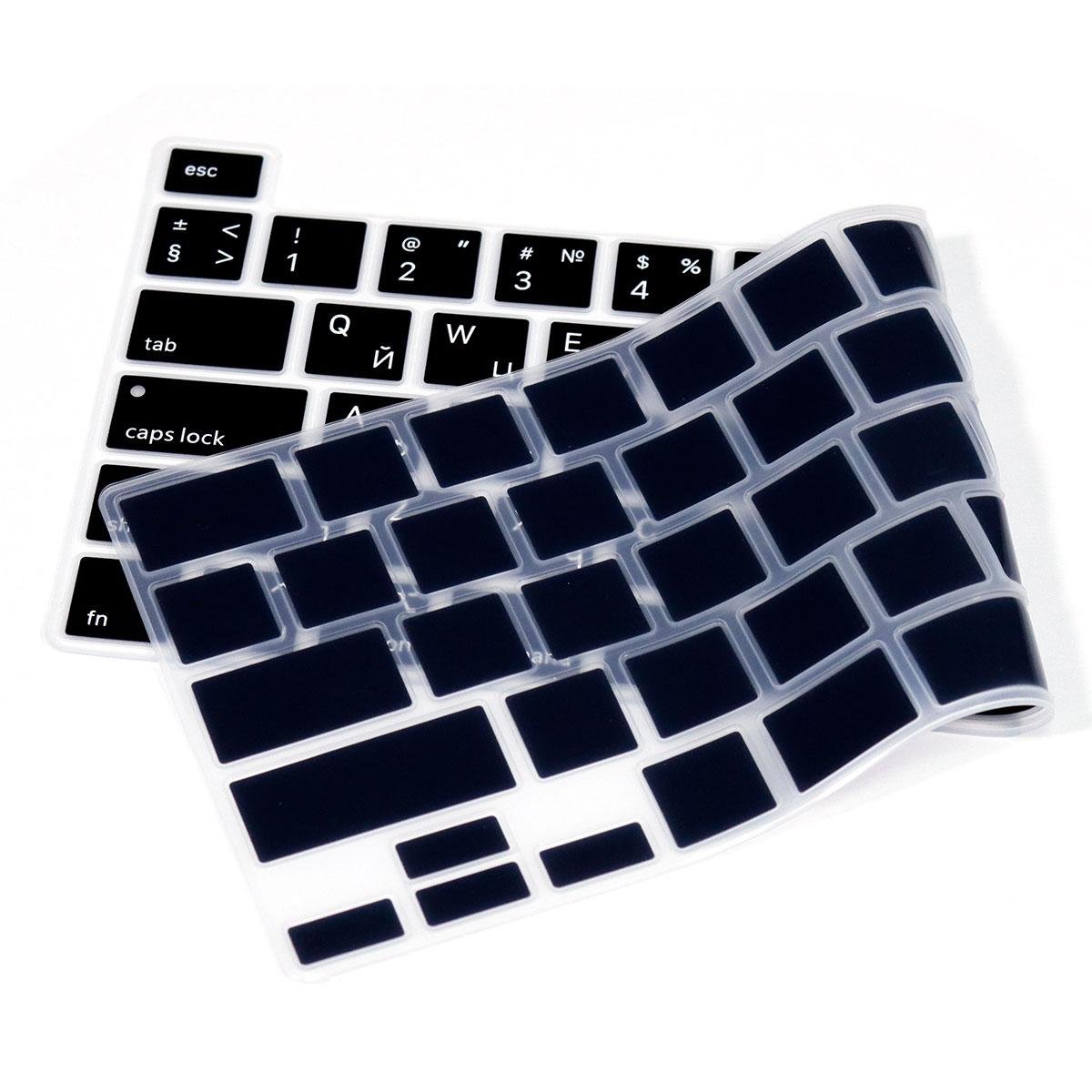 NGA UKRAINE EU Mỹ Silicone Mềm Bàn Phím Bao Da Bảo Vệ Da Cho Macbook Pro Air 13 15 14 16 M1 A2337 A2442A2681A2338A2159
