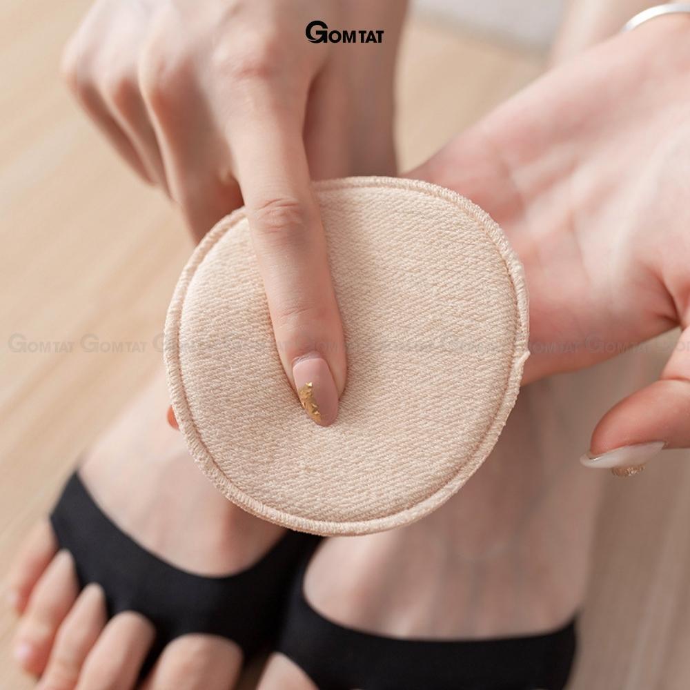 Tất vớ đi giày cao gót mũi chân GOMTAT loại xỏ ngón, miếng lót giày cao gót sợi cotton cao cấp - PO-MUICHAN-3010-1DOI