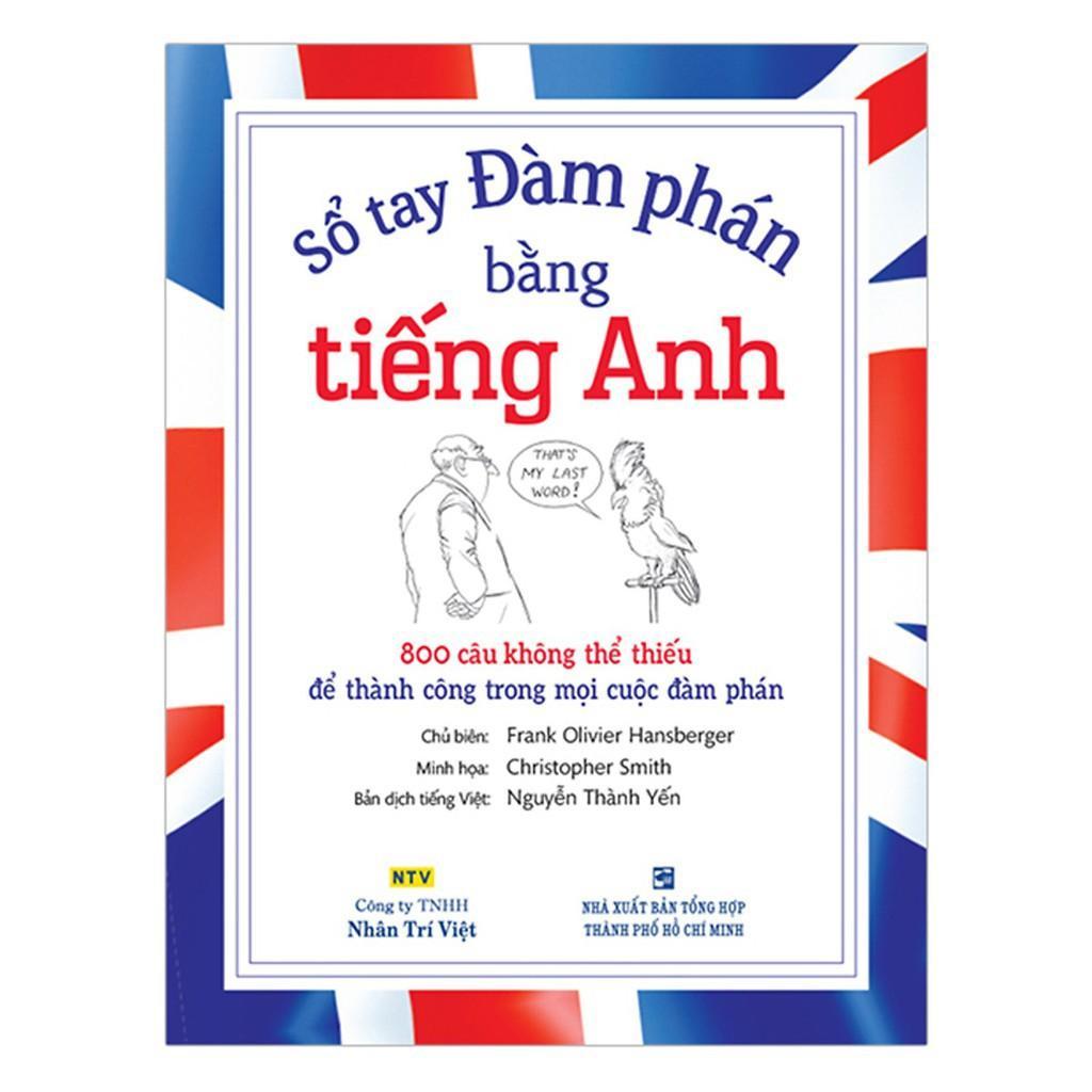 Sách - Sổ Tay Đàm Phán Bằng Tiếng Anh (Kèm CD) - Nhân Trí Việt