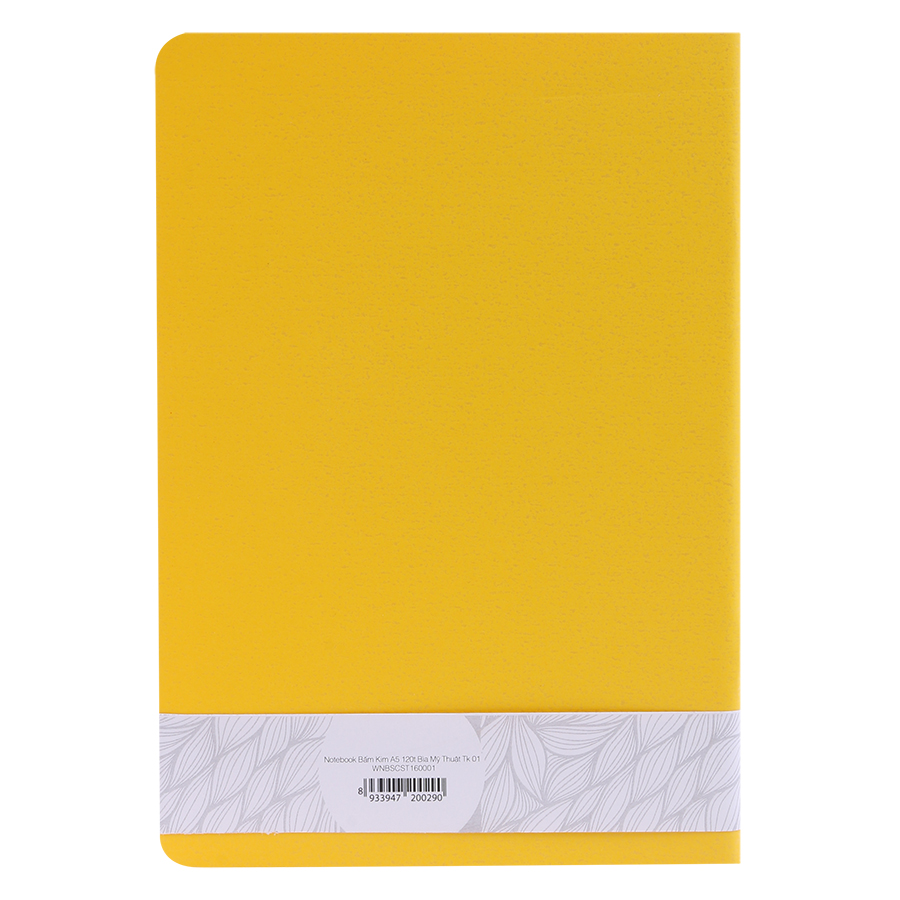 Notebook Bấm Kim A5 Bìa Mỹ Thuật TK 01A - Vàng