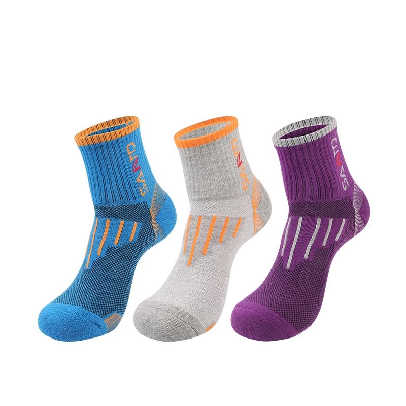 Santo Women Slear Dry đi bộ đi bộ đi bộ xe đạp Thể thao Yoga SOCKS ngoài trời để cắm trại Trekking Chạy dày Color: Purple