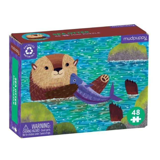 Sách 48 Mini Puzzle: Sea Otter