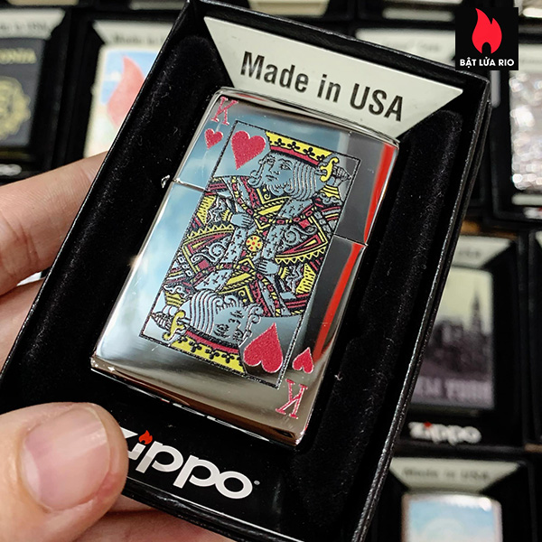 Bật Lửa Zippo 250 King Of Hearts