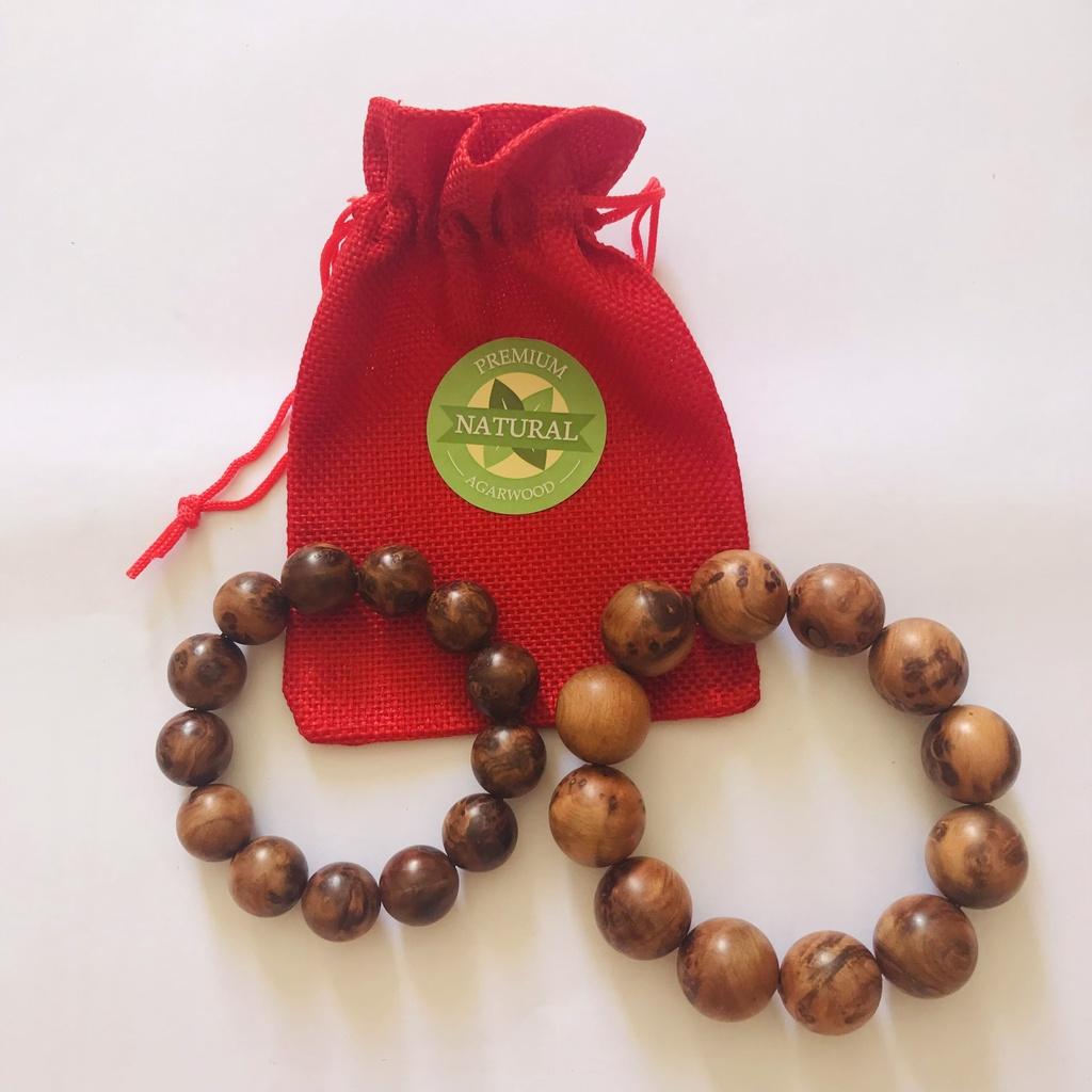 Vòng tay Gỗ Nu Kín Huyết Long Cao Cấp Socotra 12 hạt