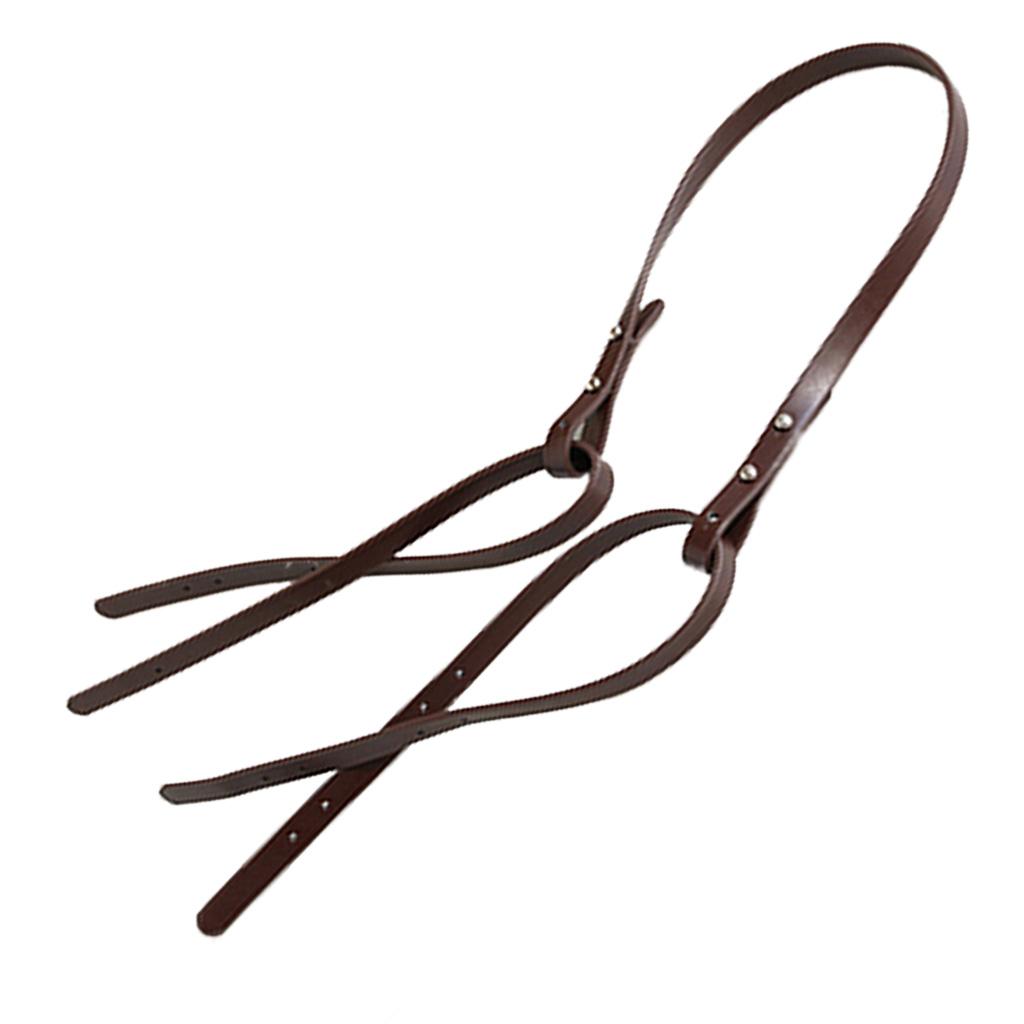 PU Leather Purse Strap Handbag Shoulder Bag Strap Replacement Handle 2 Pcs