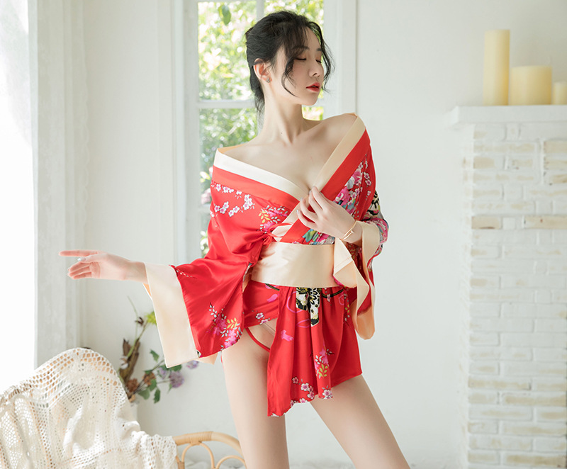 Cosplay Kimono Nhật Nhiều Màu Tặng Quần Lọt Khe + Đai Nơ Sexy Erotic Dress Nightwear Brave Man BCS21 A046