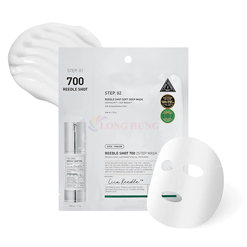 Set Tinh chất vi kim VT 700 Reedle Shot (1.5g) + Mặt nạ Deep Mask (25g) - Hàng chính hãng