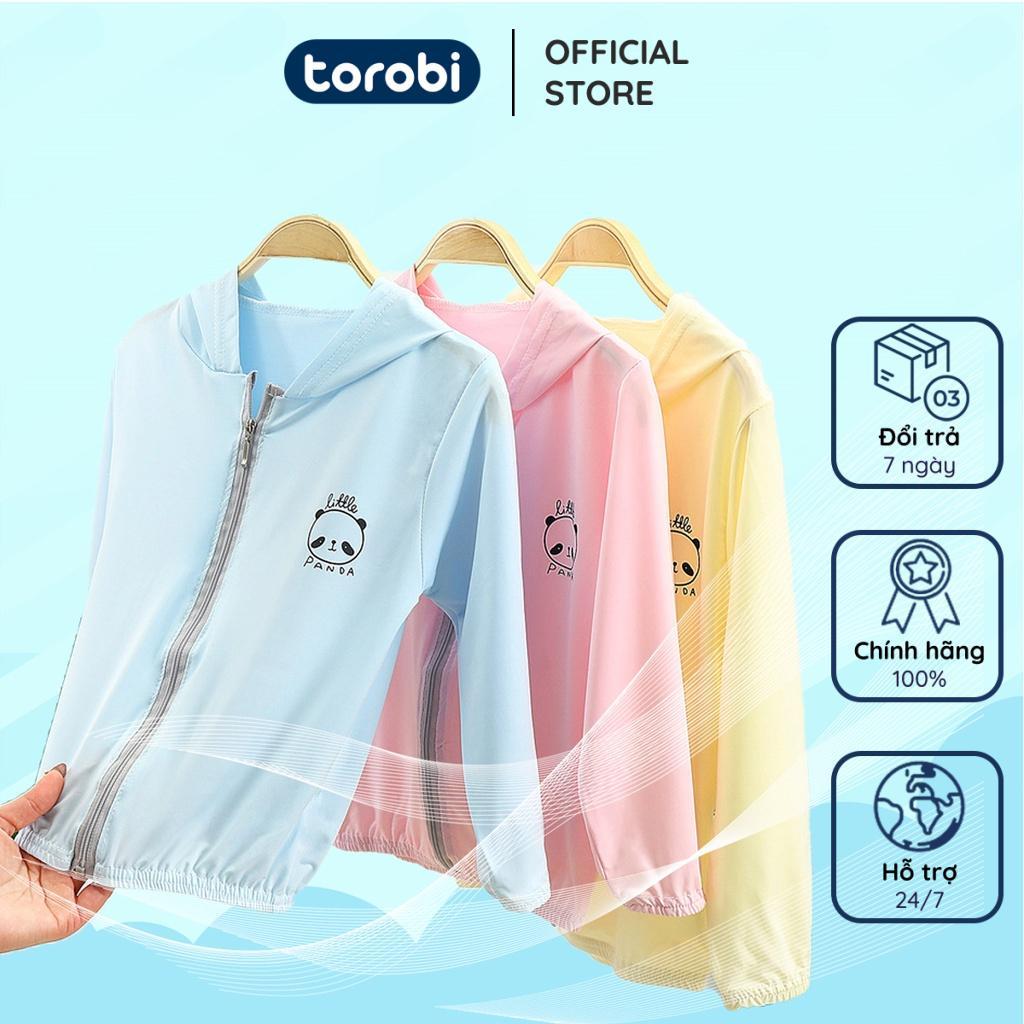 Áo Chống Nắng Trẻ Em Ice Silk Thoáng khí, Co Giãn, Mềm mại, An Toàn Cho Da | 1-4 Tuổi | Torobi