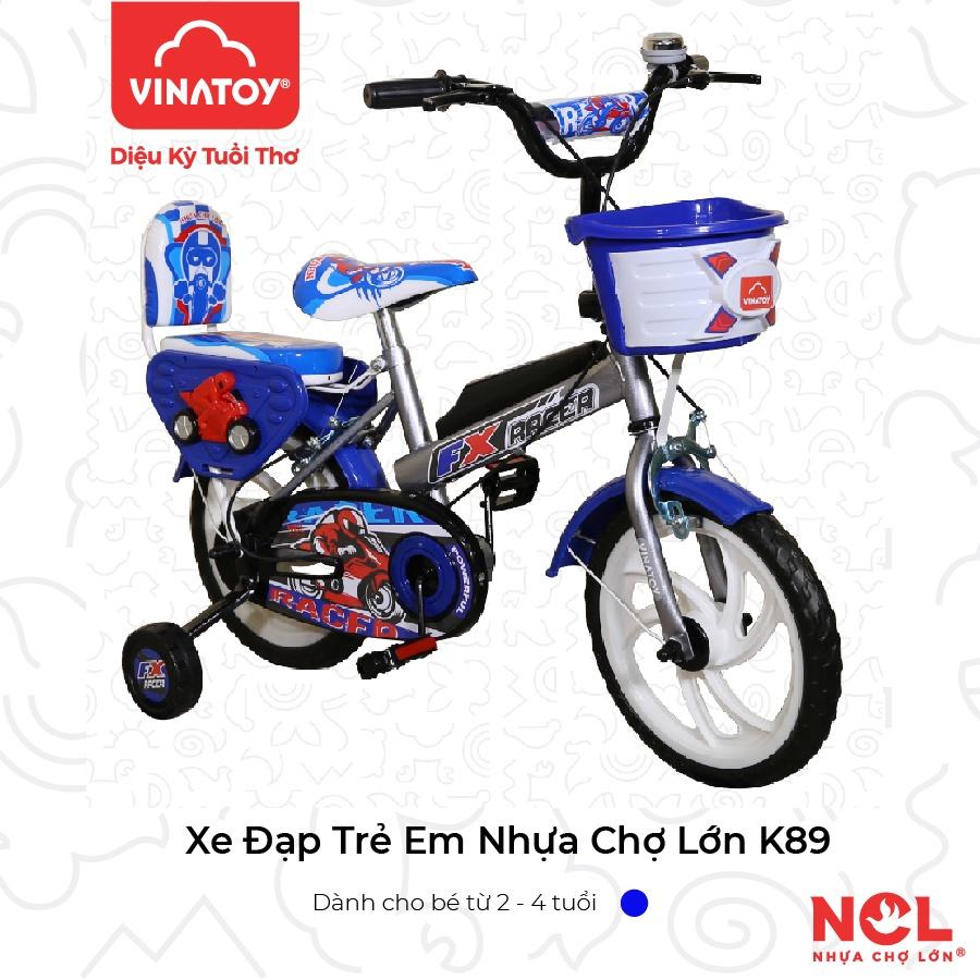 Xe Đạp Trẻ Em Nhựa Chợ Lớn 12 inch K89 Cho Bé Từ 2 đến 4 Tuổi