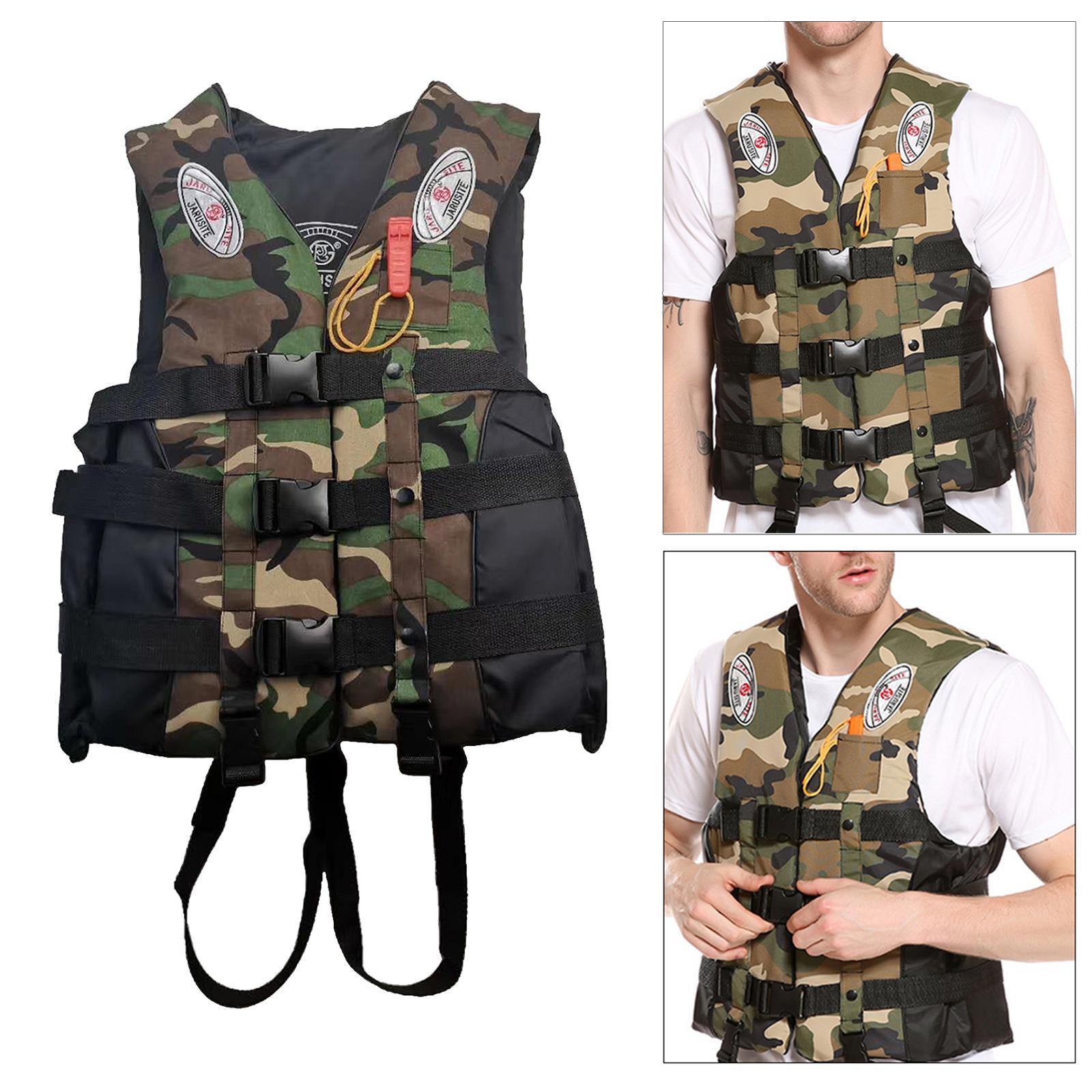 2xAdults Life Jacket Aid Vest Kayak Ski Buoyancy Fishing Sail Watersport L