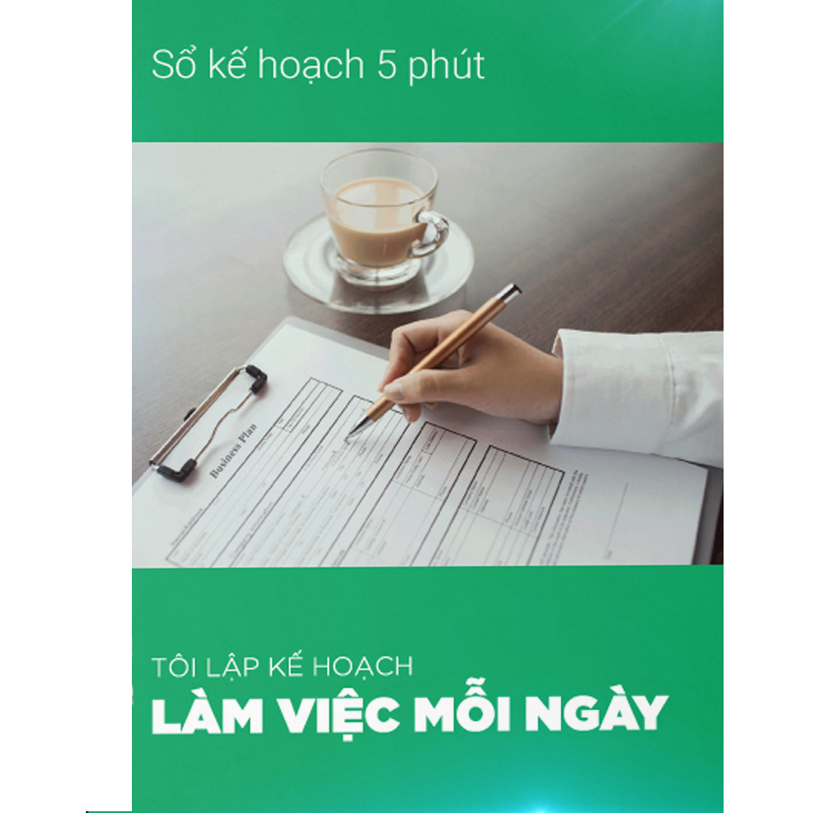 Hình ảnh Sổ Lập Kế Hoạch 5 Phút - Sổ Lập Kế Hoạch Hàng Ngày, Sổ Tay Doanh Nhân, Sổ Quản Lý Thời Gian