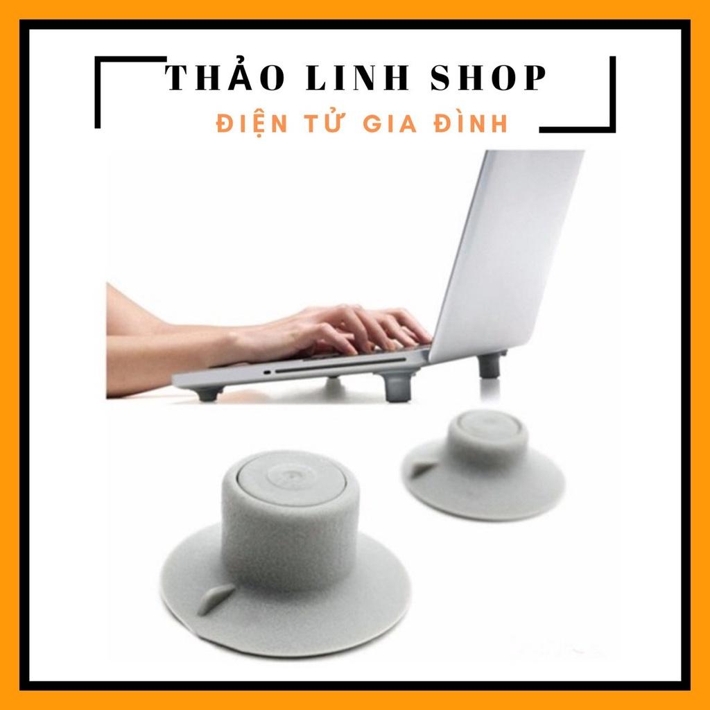 Giá đỡ chống nóng laptop 4 nút cao su giúp tản nhiệt dễ vệ sinh máy, nâng tầm nhìn