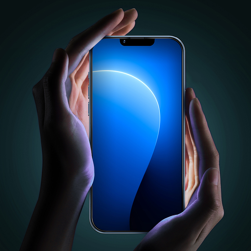 Kính cường lực tràn viền Baseus Full-coverage All-glass Tempered Glass Film iP14